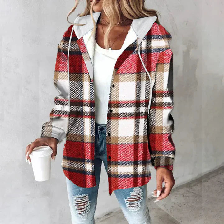 MAGIE - Veste boutonnée à carreaux