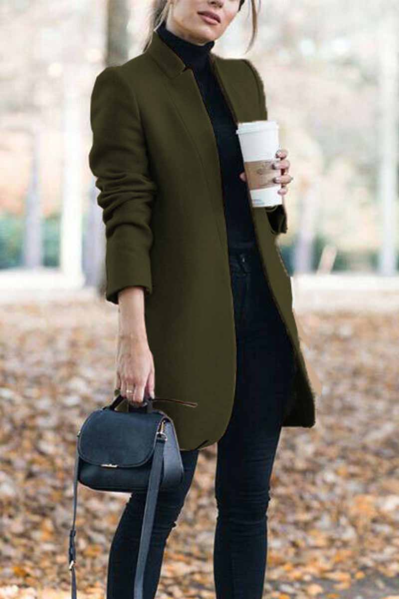 Eugenia - Manteau d'hiver classique en laine