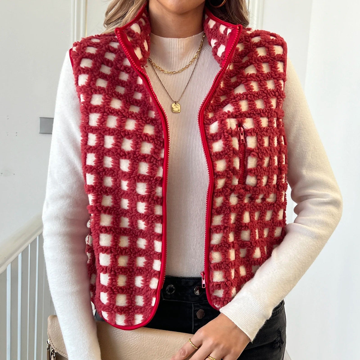 Yani - Gilet en peluche confortable