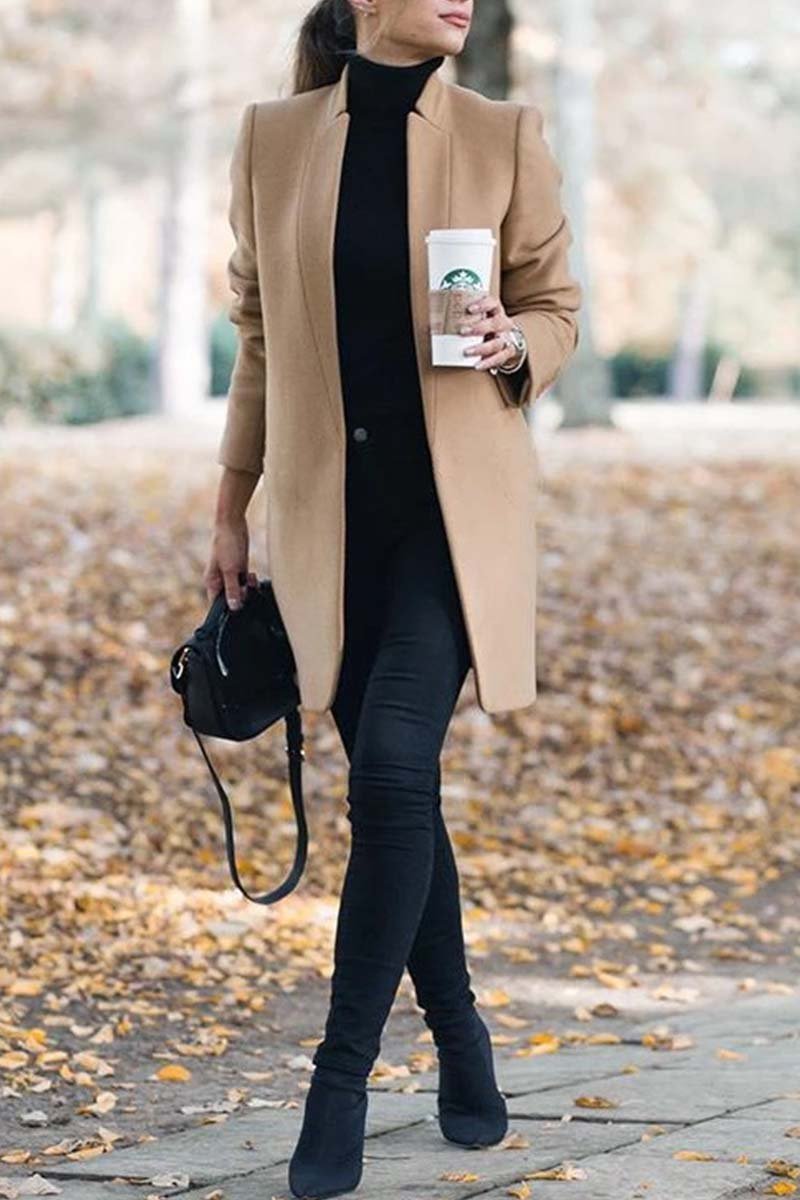 Eugenia - Manteau d'hiver classique en laine