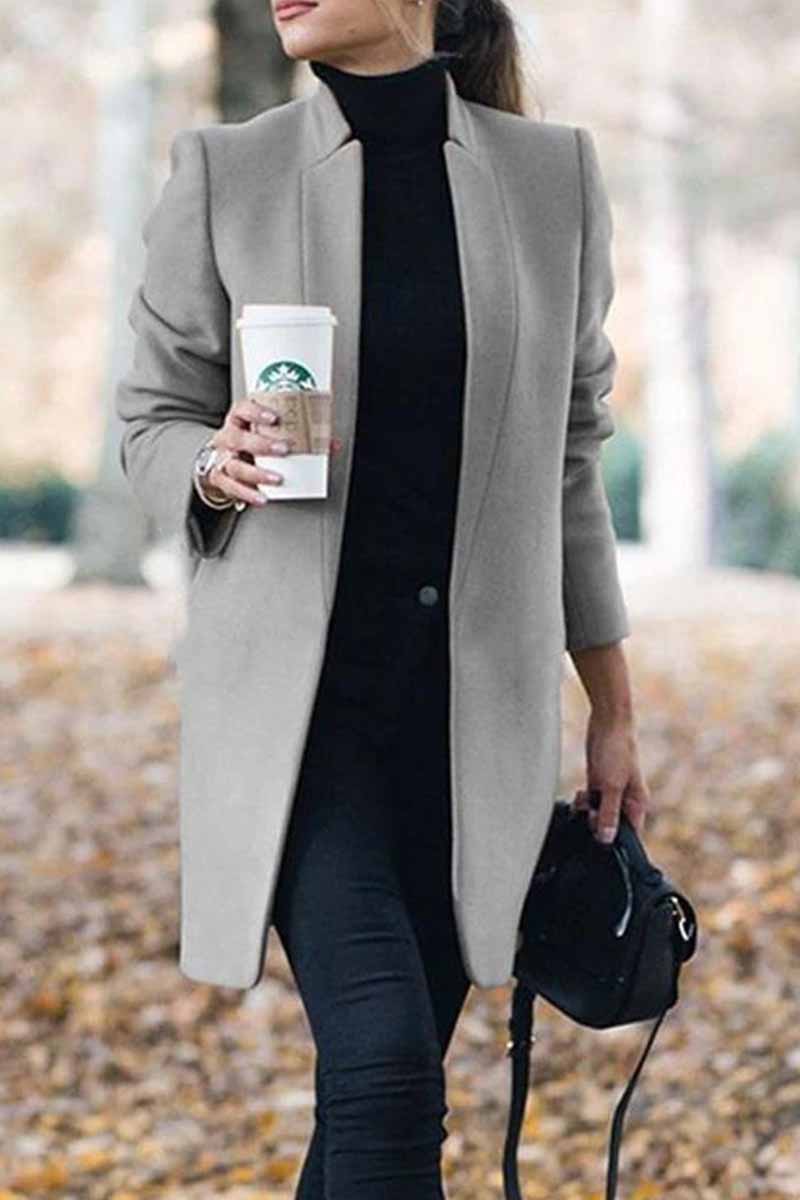 Eugenia - Manteau d'hiver classique en laine