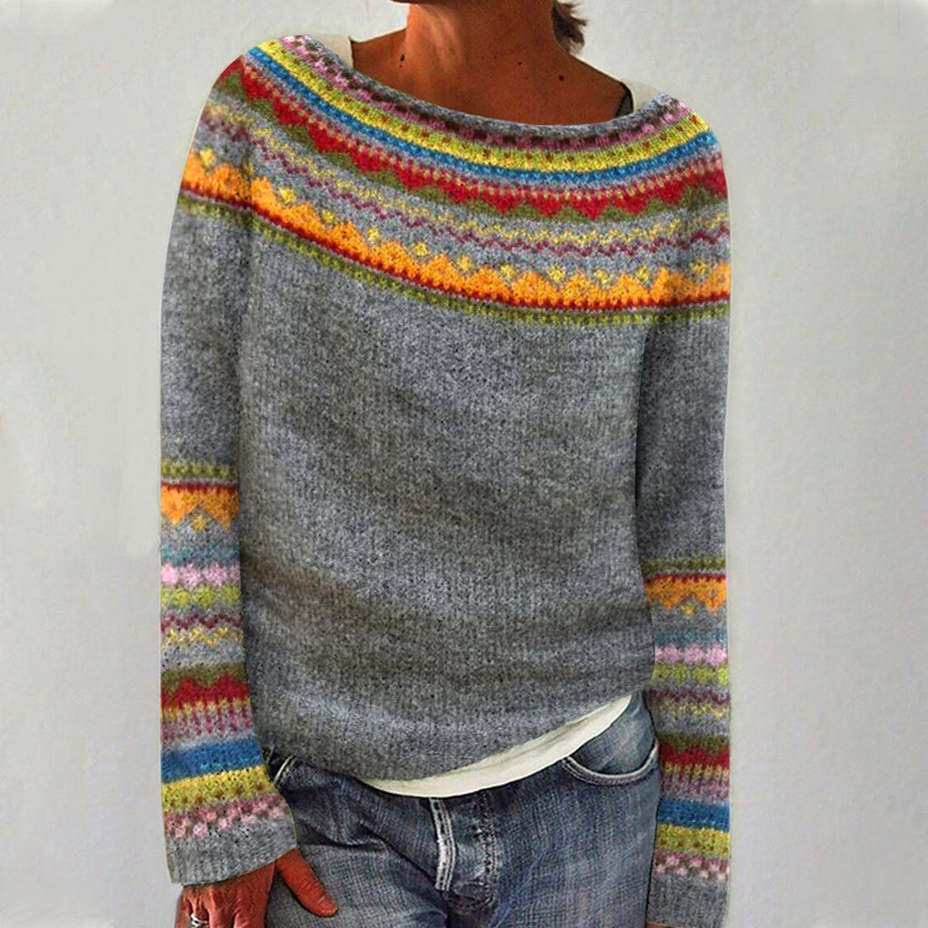 Isla - Pull en tricot islandais