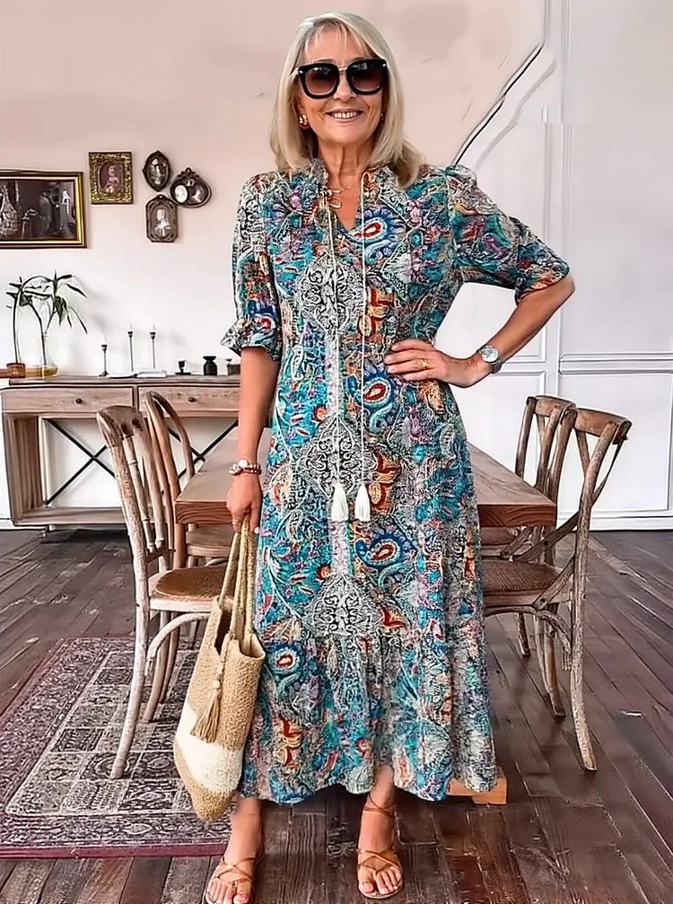 Karen - Robe longue de rêve bohème