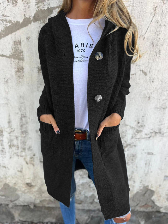 Ursule - Cardigan long tricoté