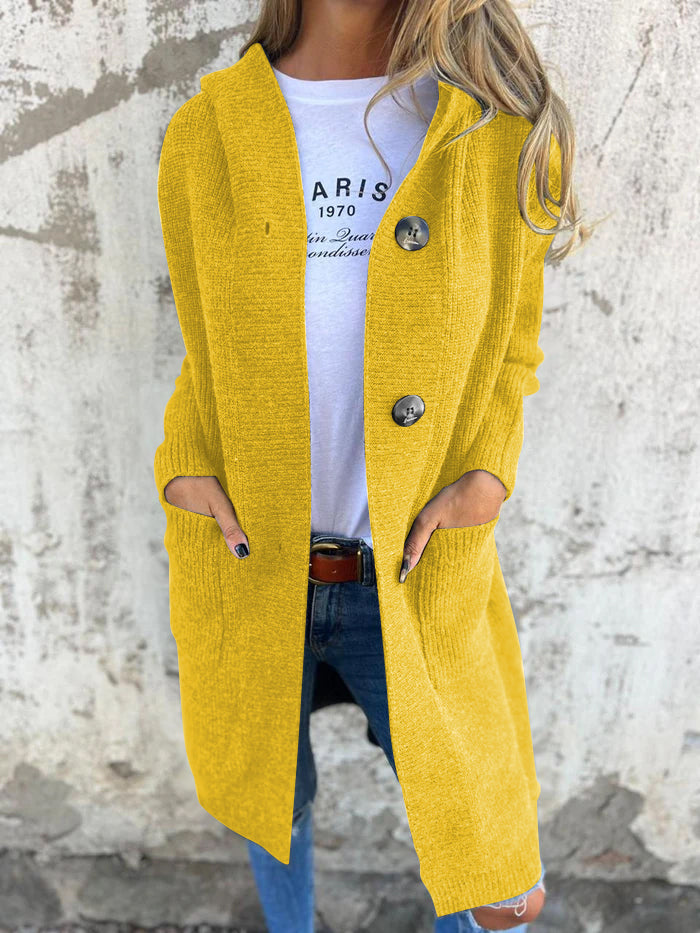 Ursule - Cardigan long tricoté