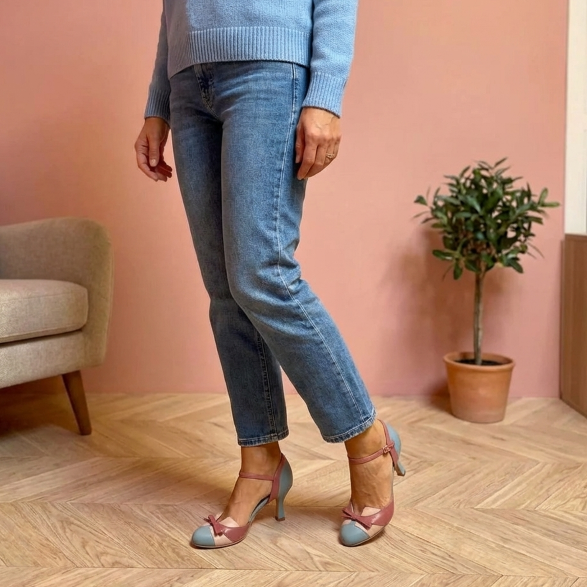 Jolie - Talons Mary Jane de soutien