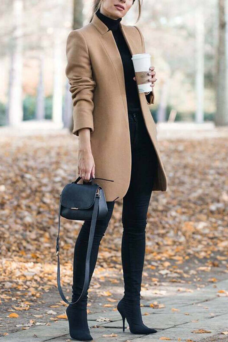 Eugenia - Manteau d'hiver classique en laine