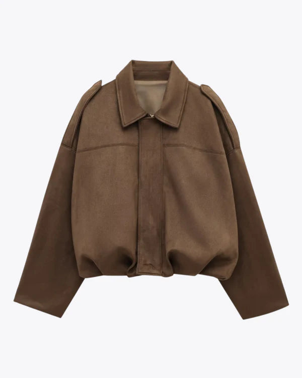 ADA - Veste bomber en simili daim