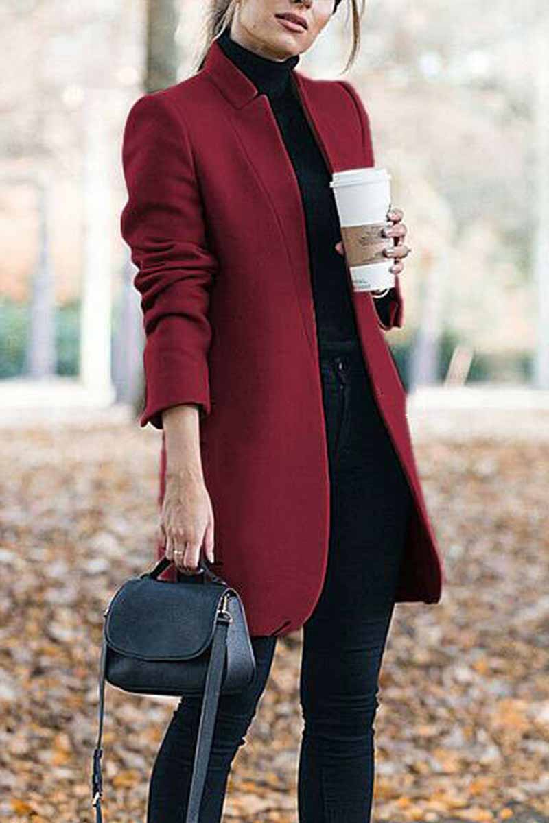 Eugenia - Manteau d'hiver classique en laine