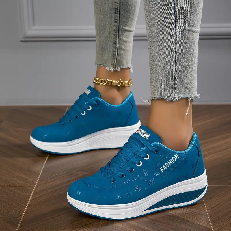 Qira - Baskets à plateforme à lacets