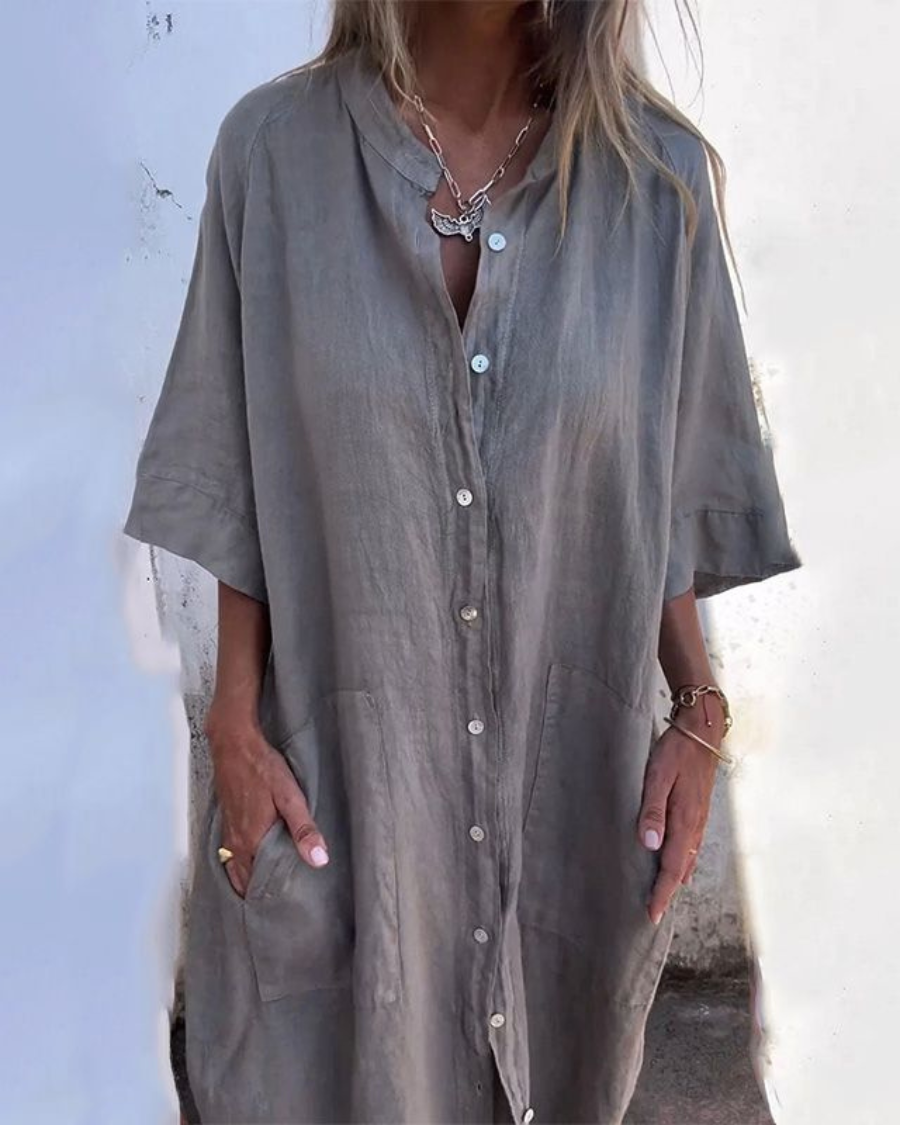 Camille - Robe chemise surdimensionnée