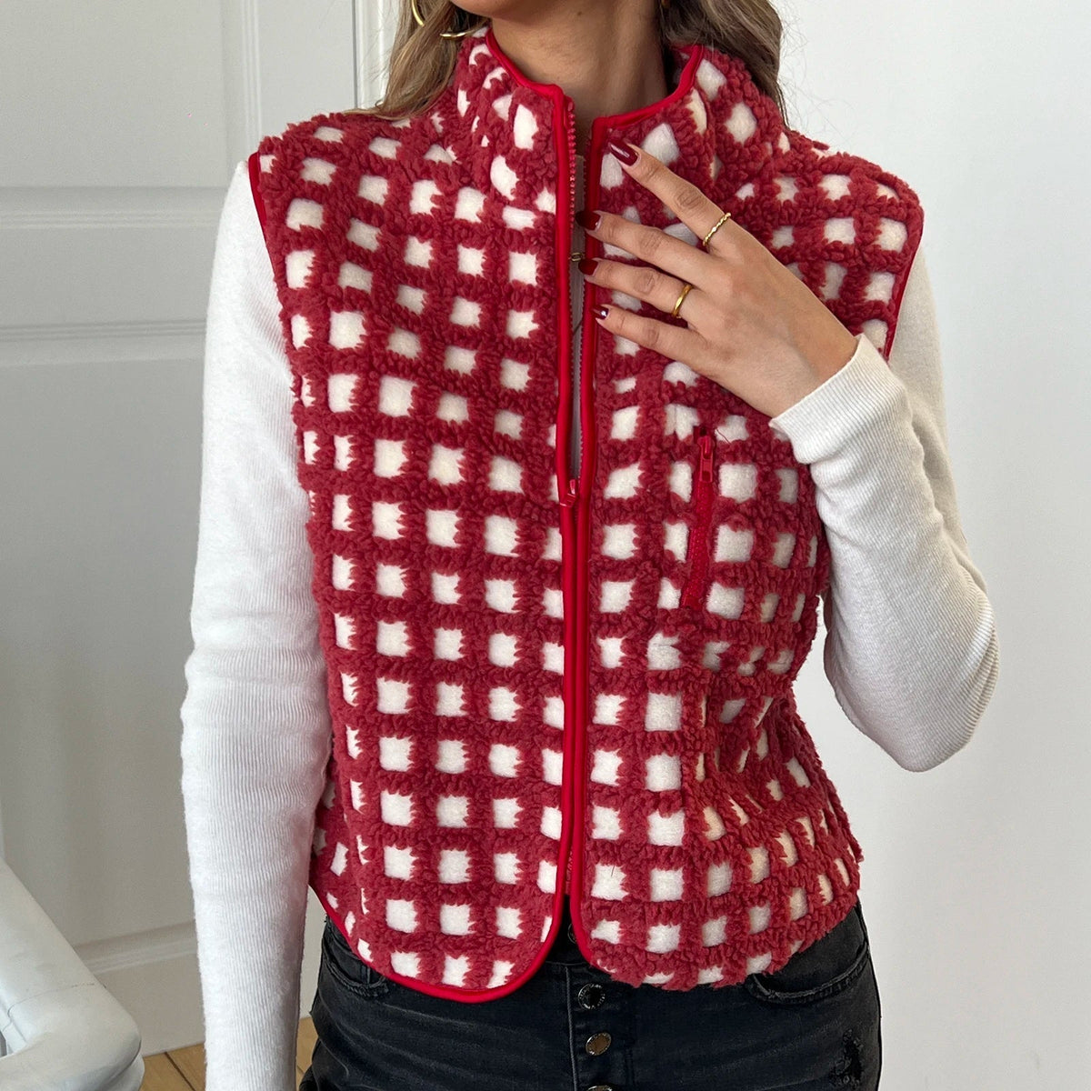 Yani - Gilet en peluche confortable