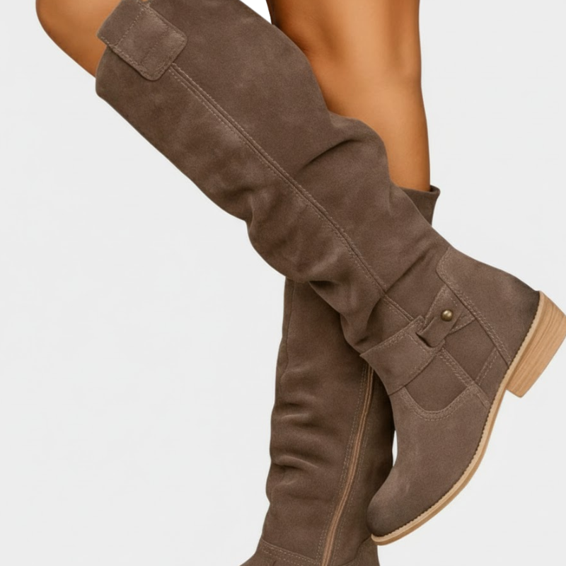Beatrix - Bottes orthopédiques en daim