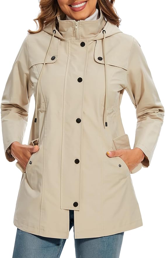 Zina - Manteau en laine lisse