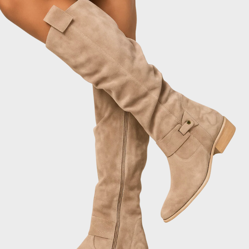 Beatrix - Bottes orthopédiques en daim