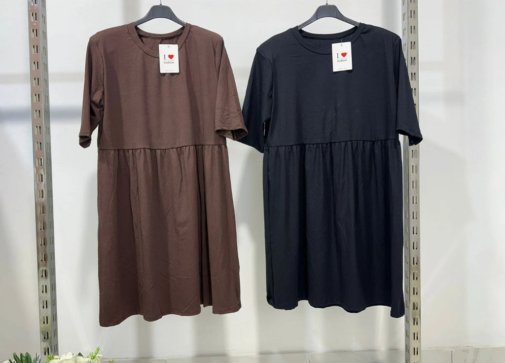 Helene - Robe courte fluide