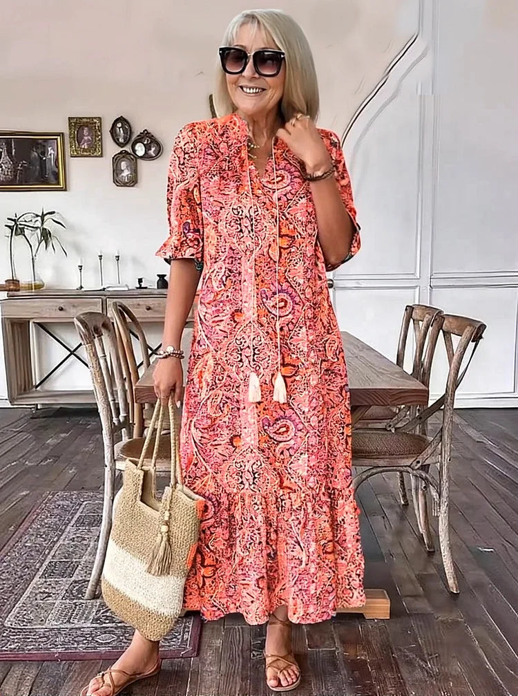 Karen - Robe longue de rêve bohème
