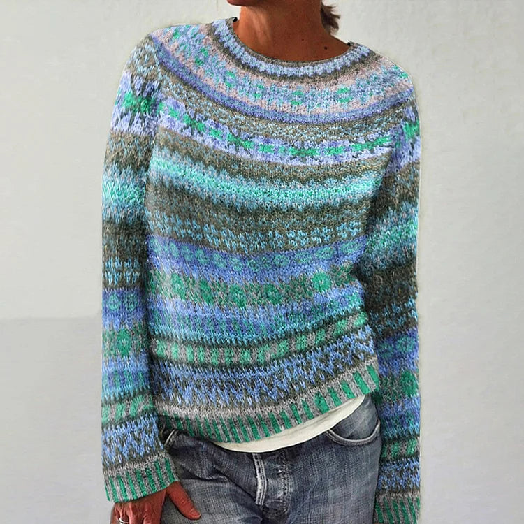 Audrey - Pull en tricot islandais