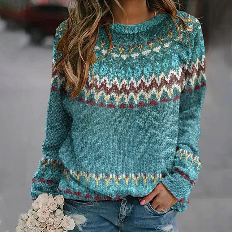Sofia - Pull en tricot islandais