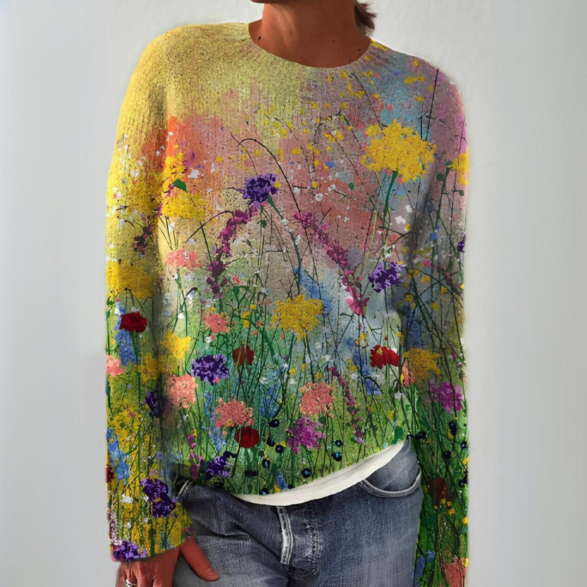 Greta - Pull en tricot islandais