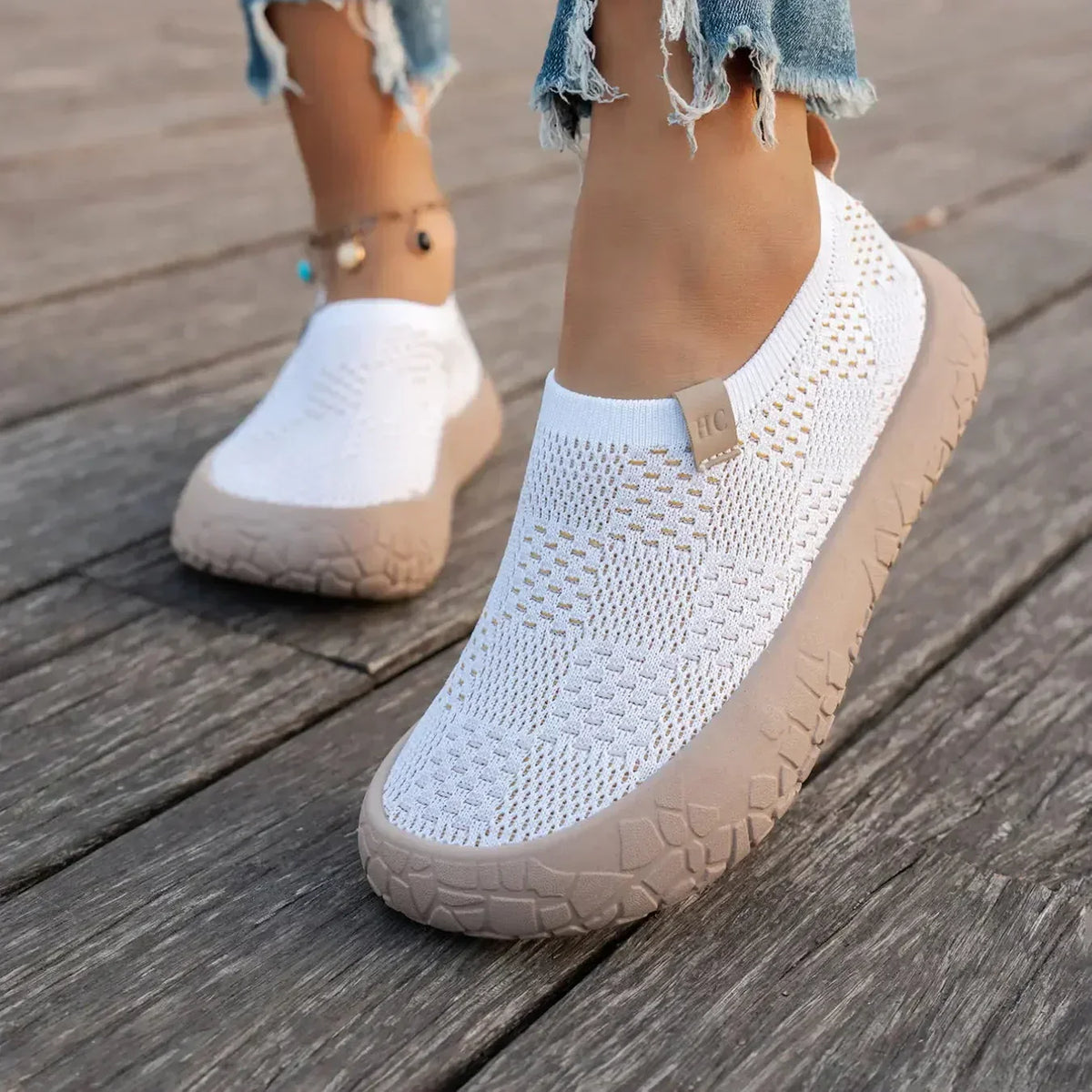 Allegra - Baskets à enfiler coussinées