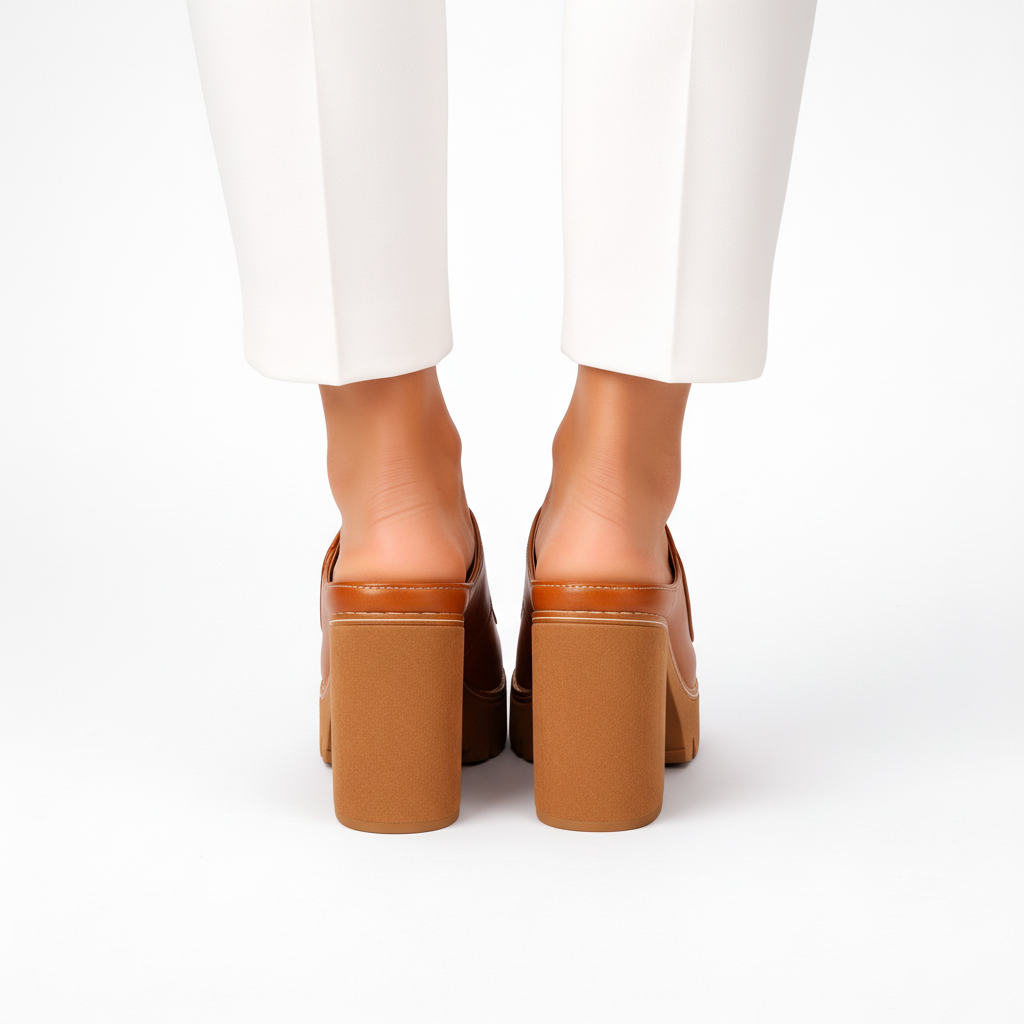 Melisande - Talons plateforme polis