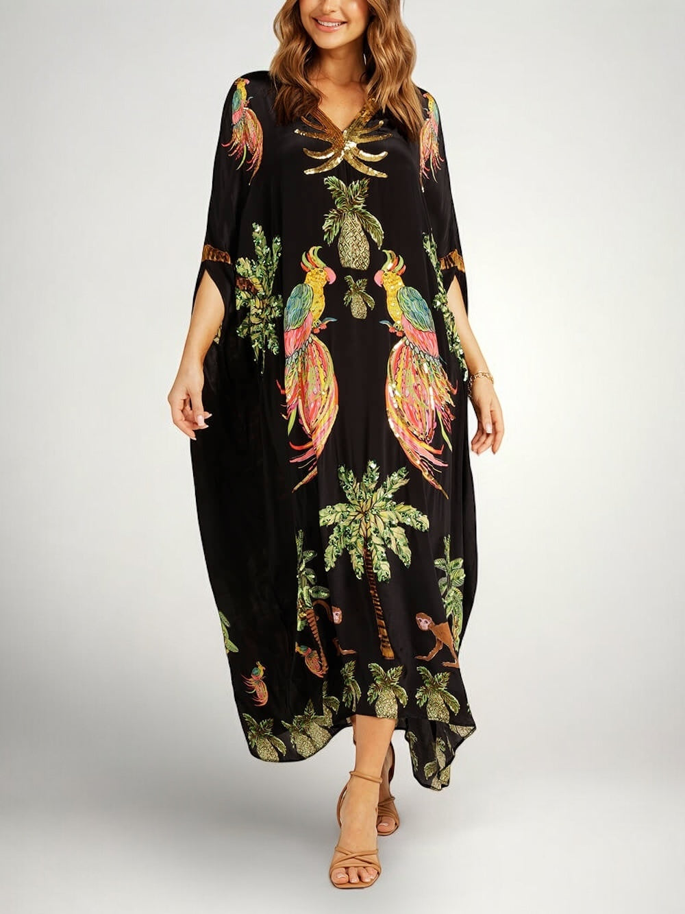 Sahara - Robe à imprimé noix de coco