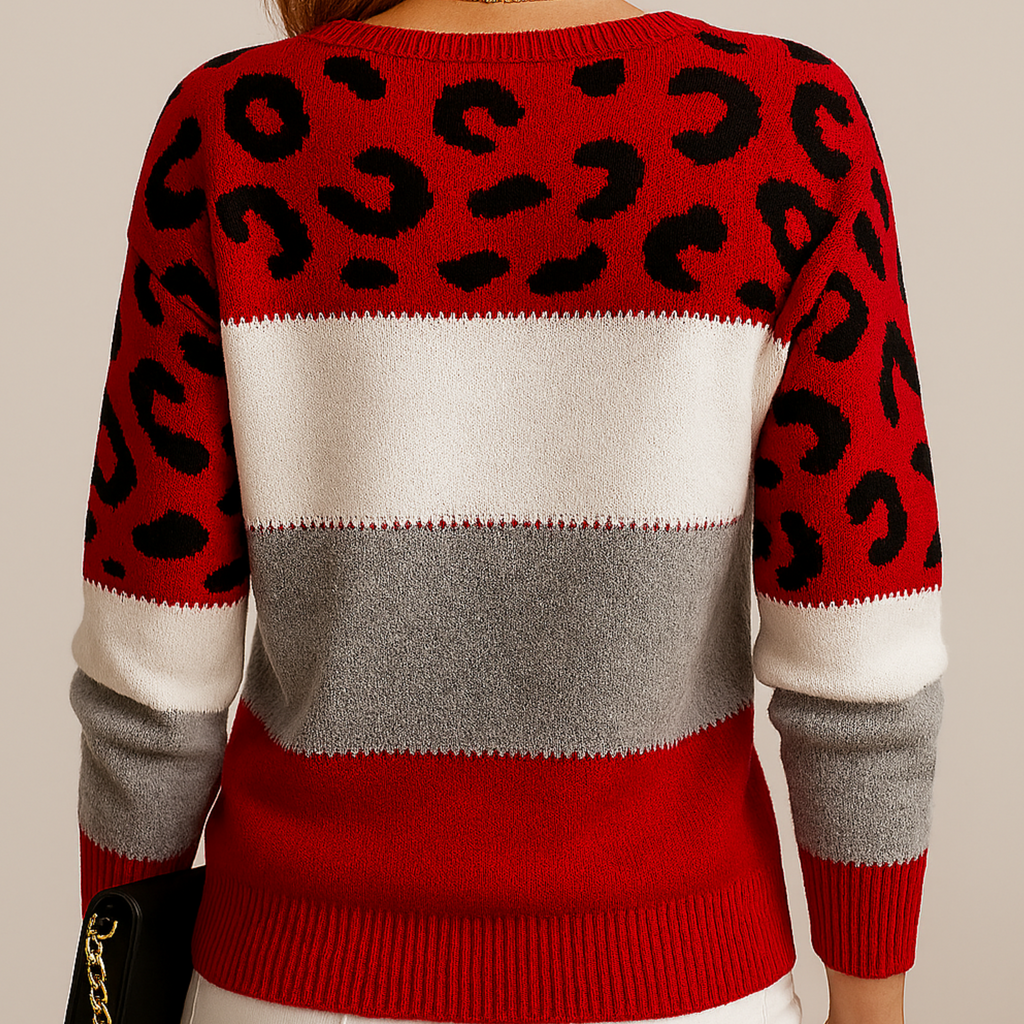 Cheyenne - Pull Tendance Chic à Motifs