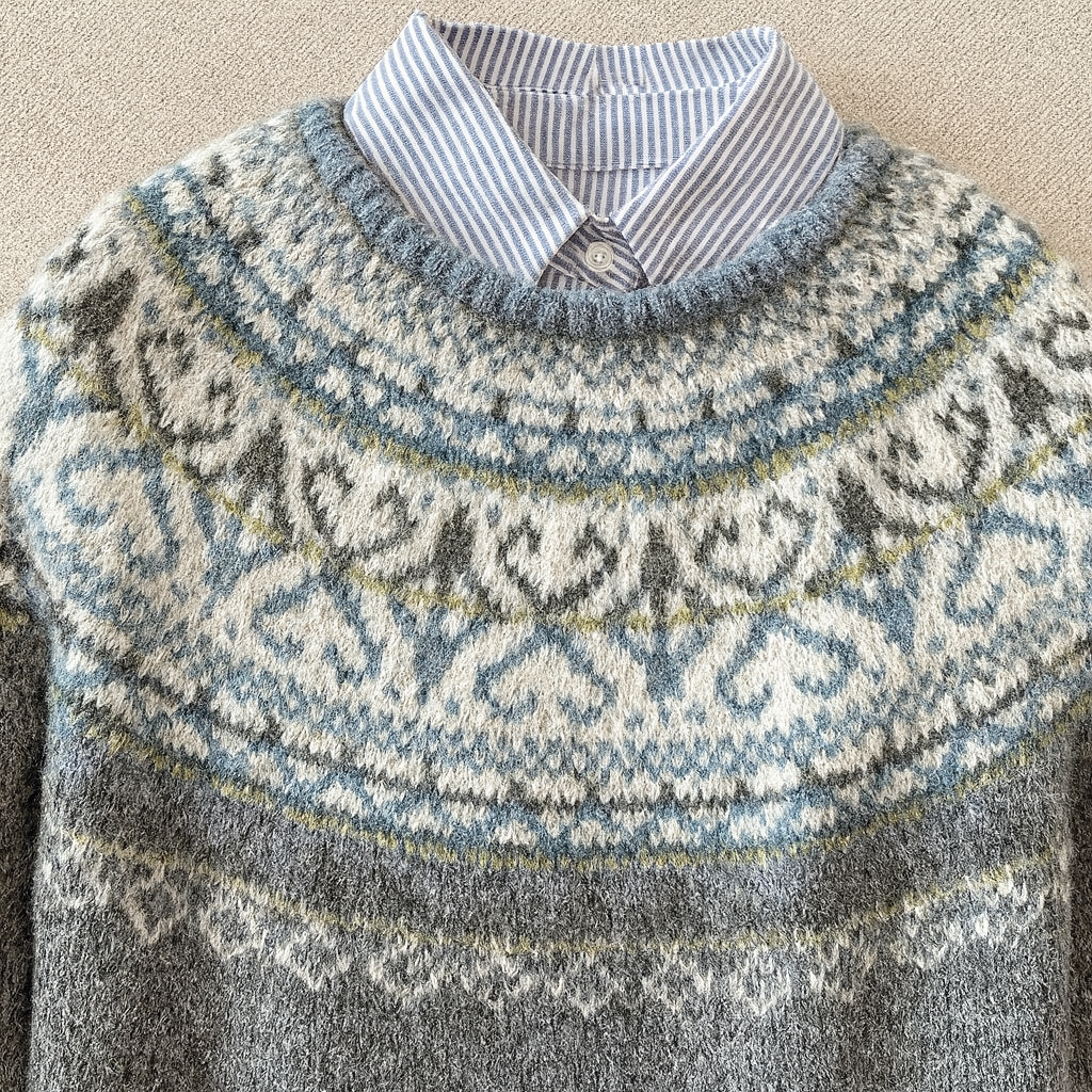 Luxe - Pull en tricot vintage