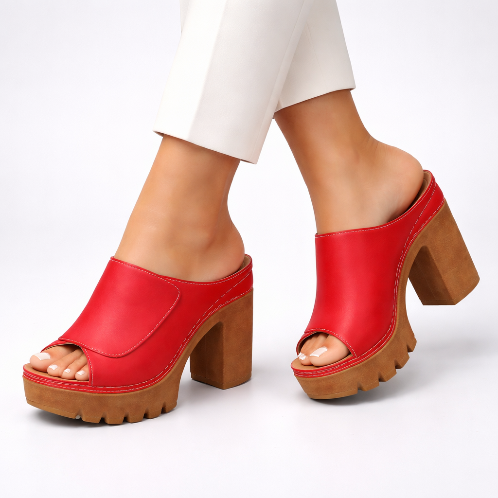 Melisande - Talons plateforme polis