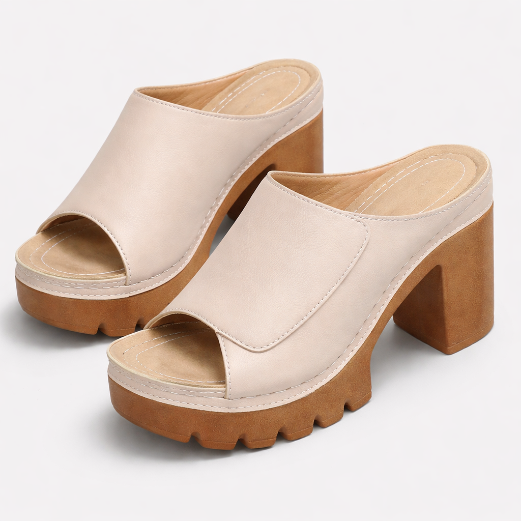 Melisande - Talons plateforme polis