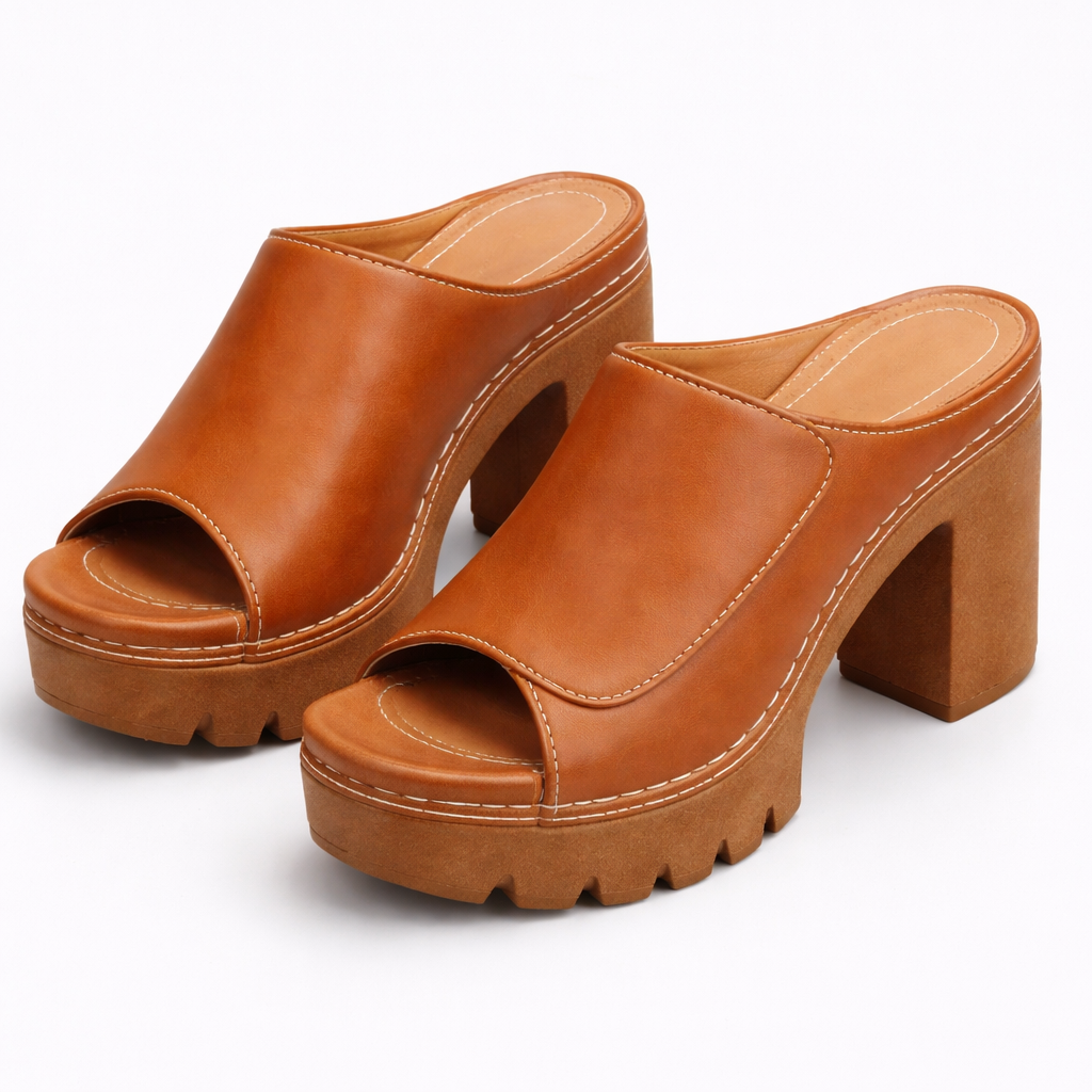 Melisande - Talons plateforme polis