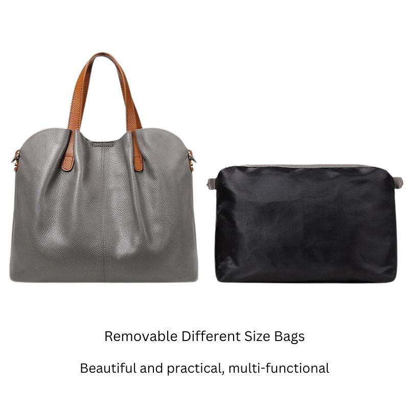 Alana - Sac à main en cuir véritable