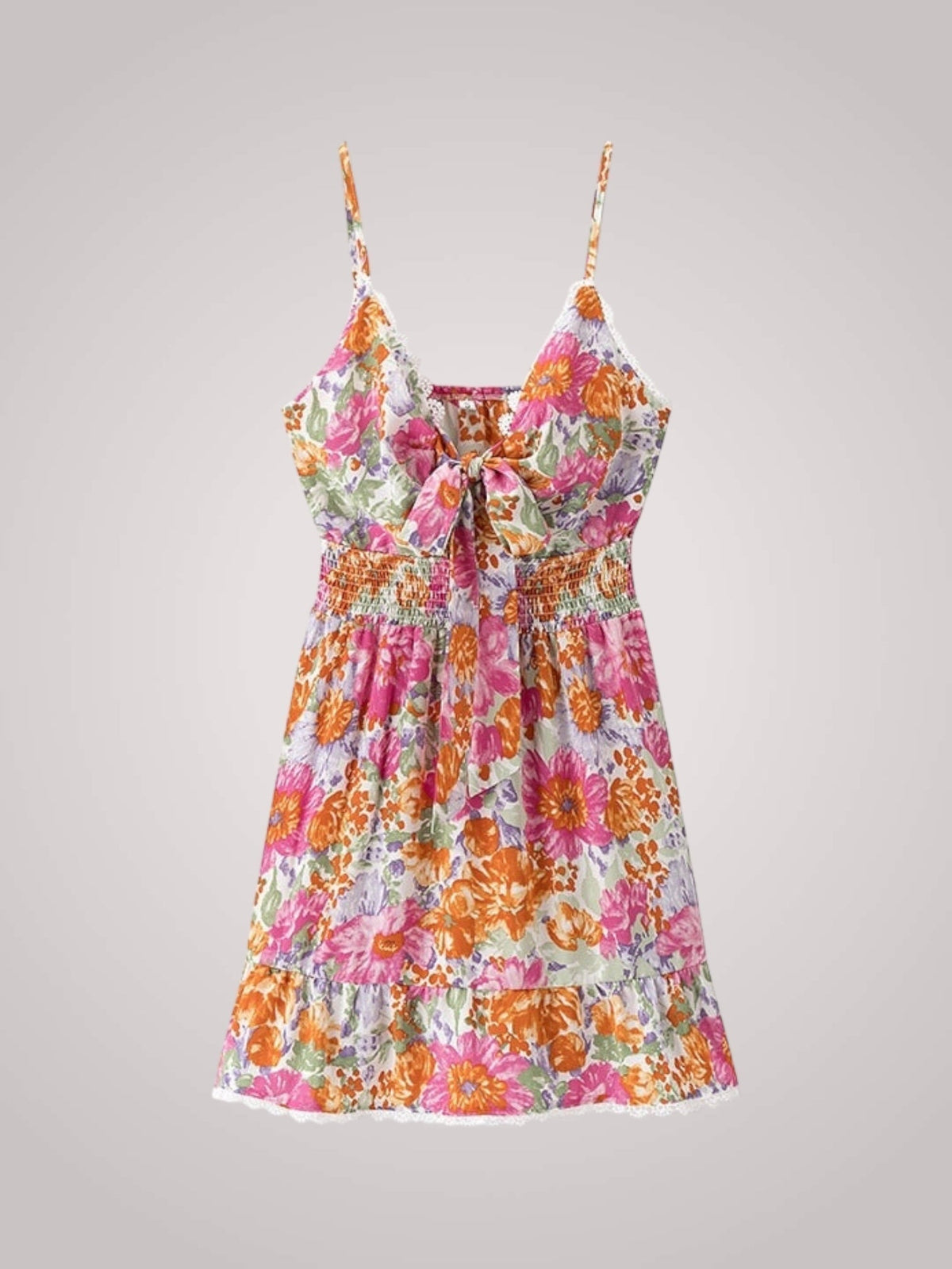 Rosie - Robe courte à fleurs