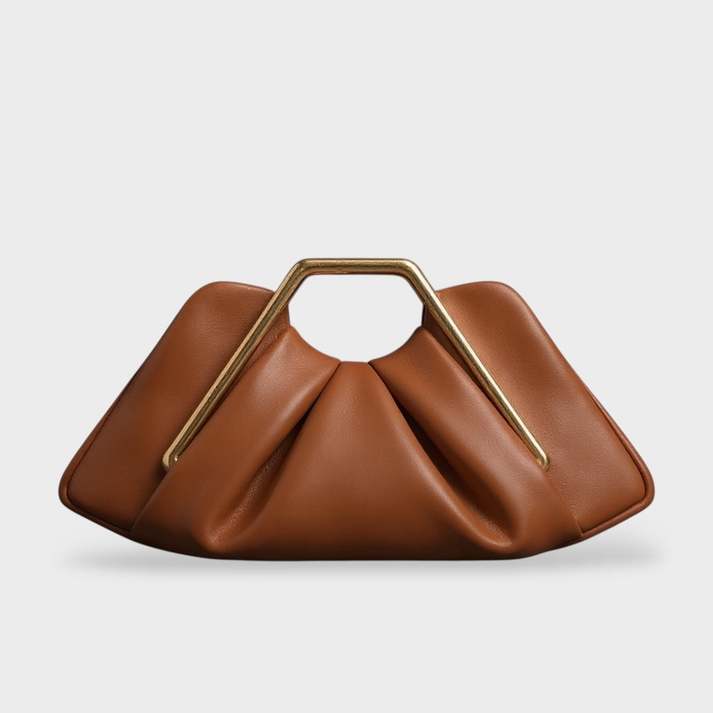 Martha - Pochette en cuir origami