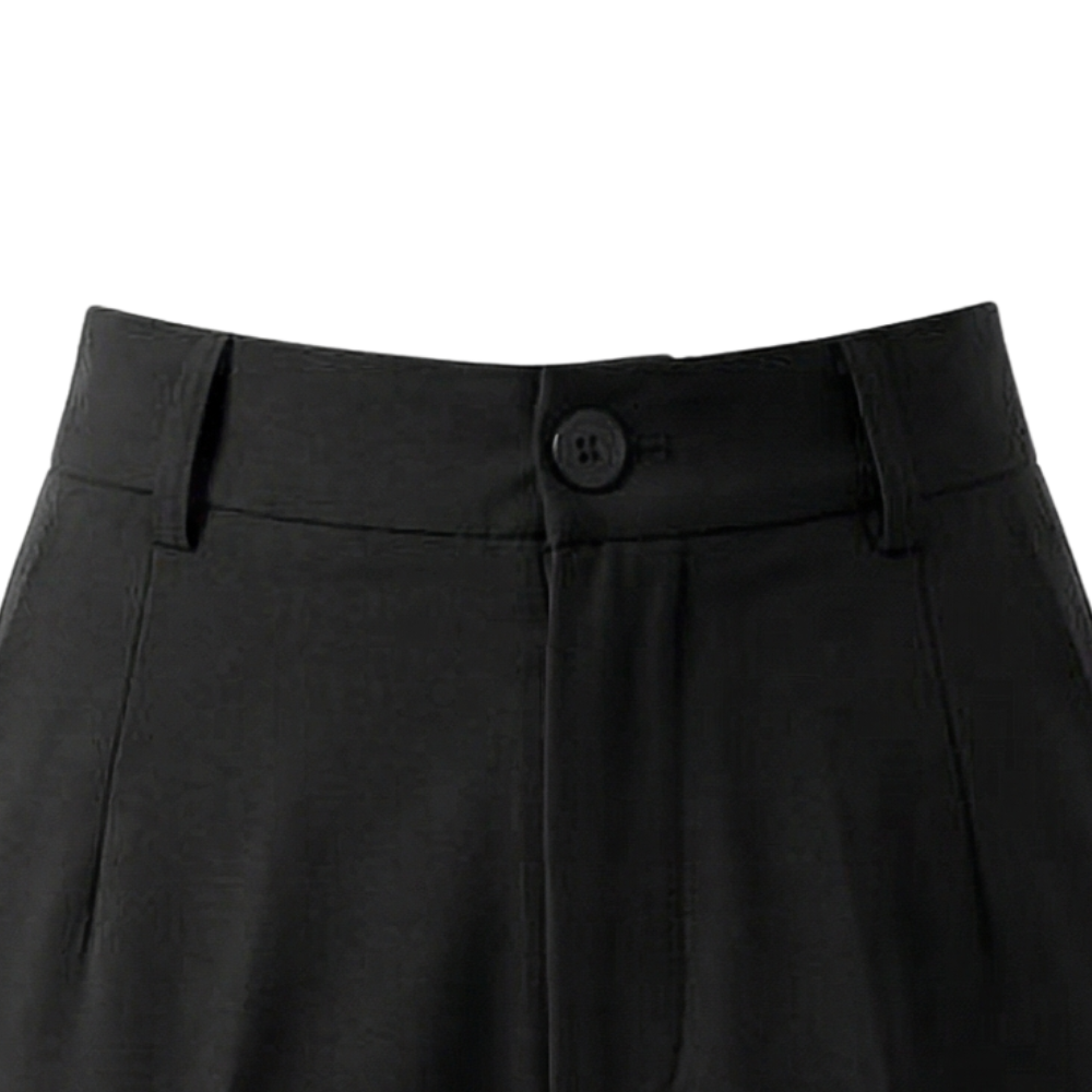 Elara - Pantalon de costume large taille haute