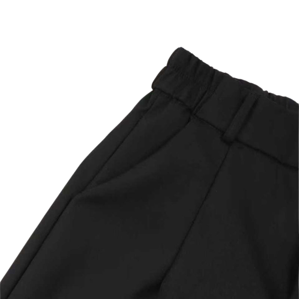 Elara - Pantalon de costume large taille haute