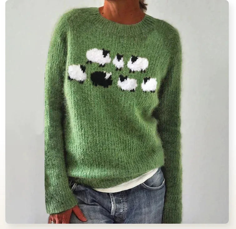 Addison - Pull en tricot islandais