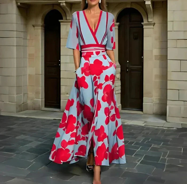 Colette - Robe longue imprimée