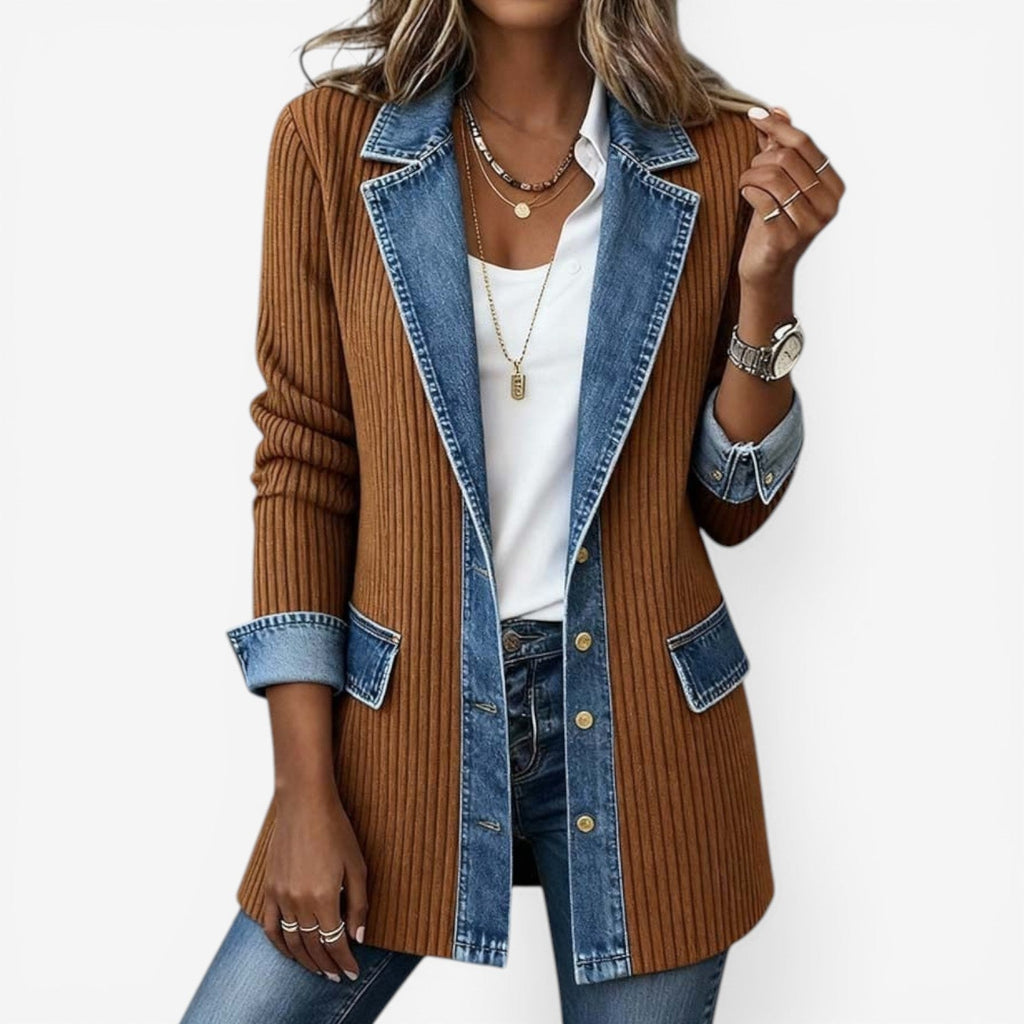 Kerensa - Veste superposée douce au toucher
