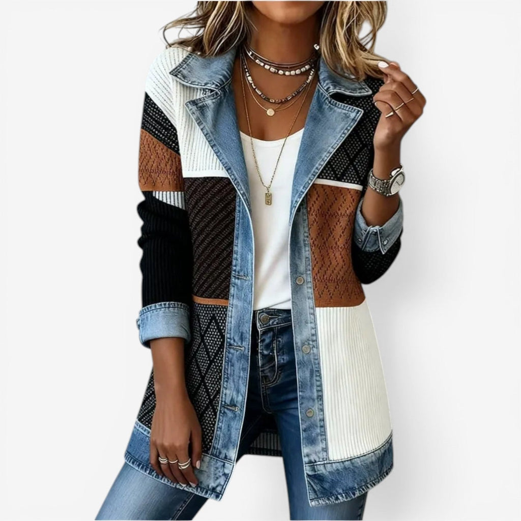 Kerensa - Veste superposée douce au toucher