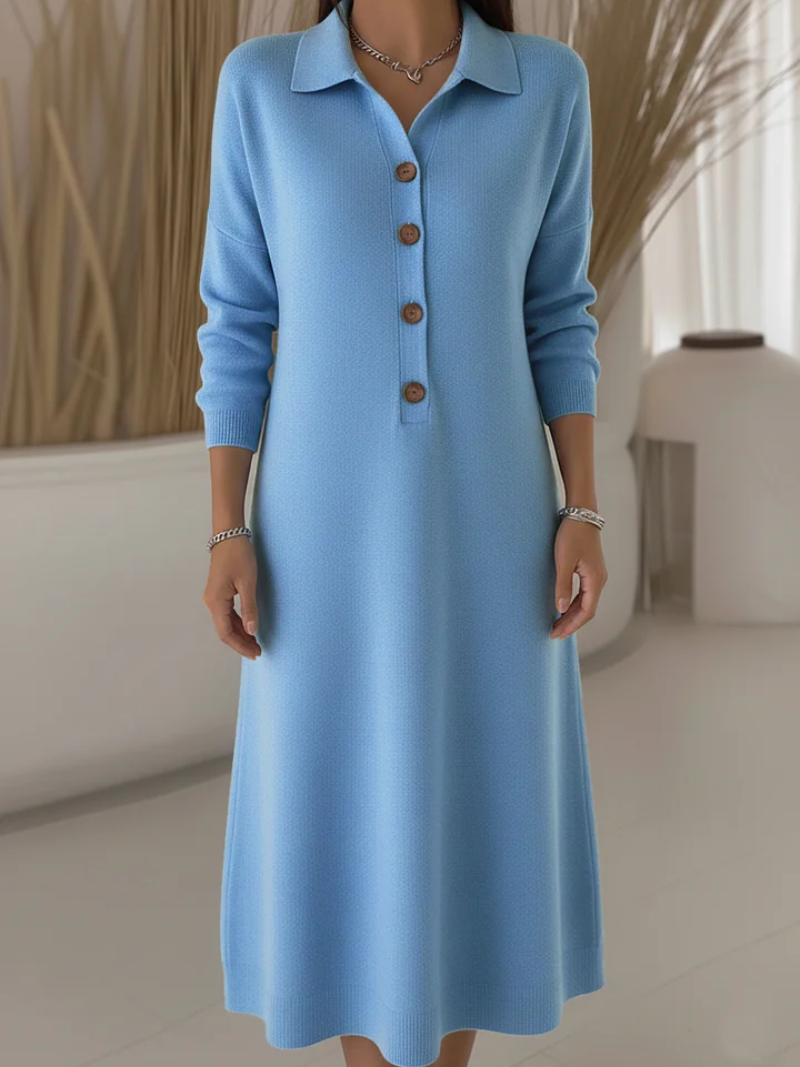 Melisande - Robe chemise longue boutonnée