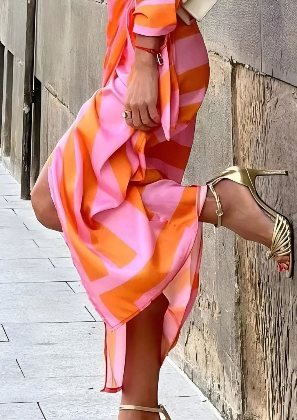 Olivia - Robe chemise cintrée à la taille