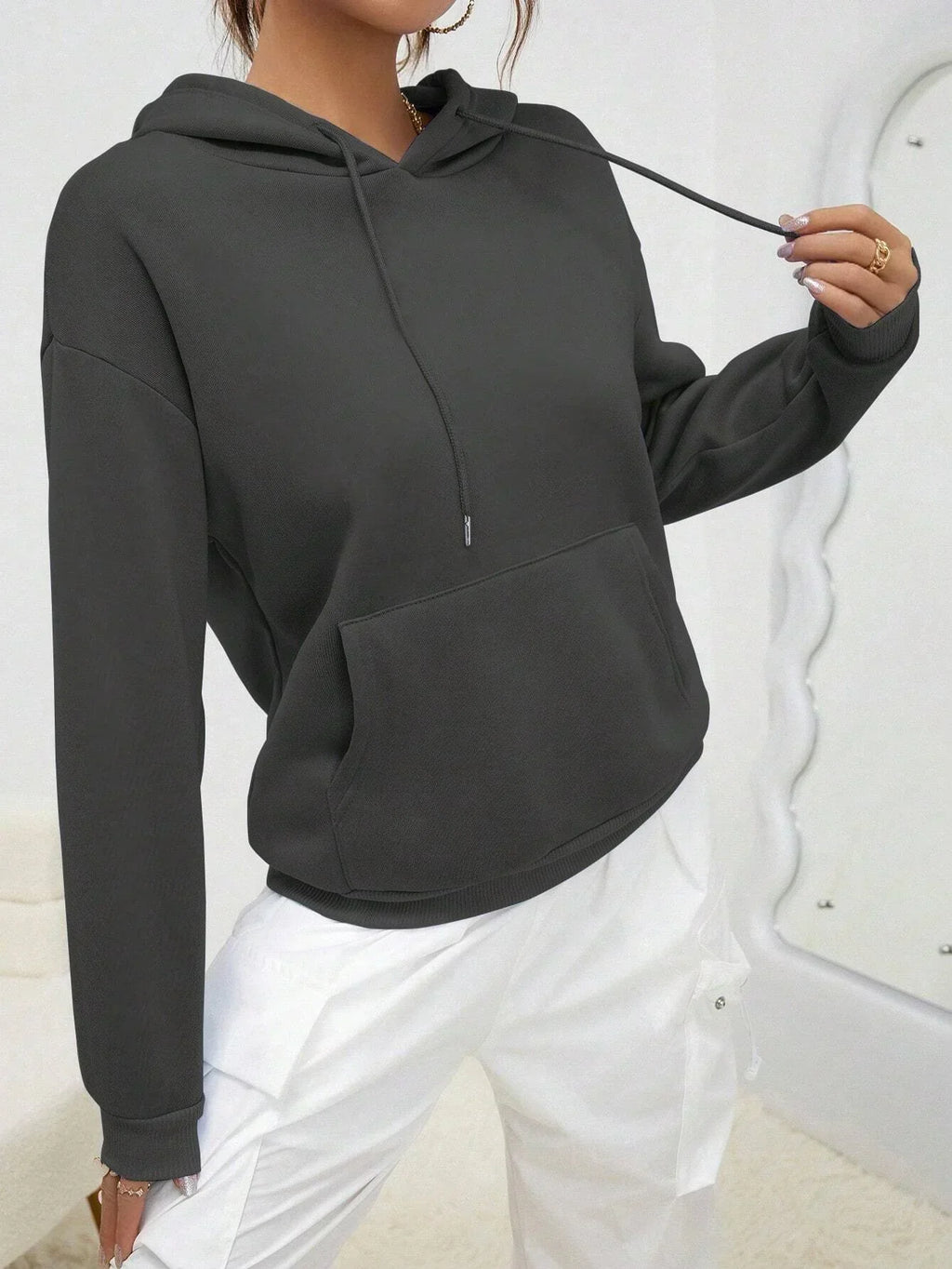 Quintessa - Sweat à capuche en coton doux