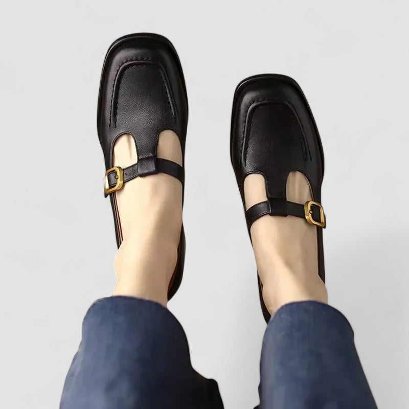 Candice - Chaussures orthopédiques Mary Jane à sangle en T