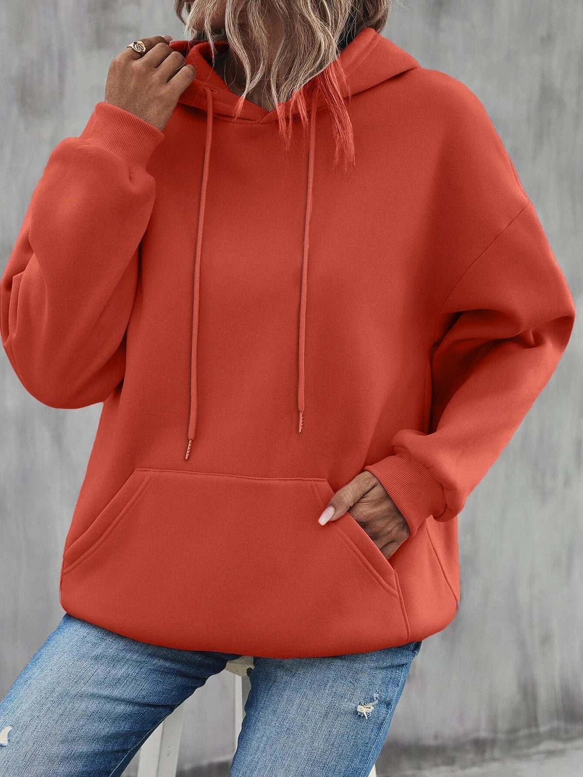 Quintessa - Sweat à capuche en coton doux