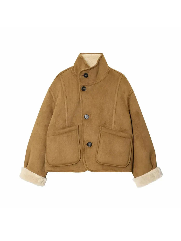 Yamila - Veste chic en peluche