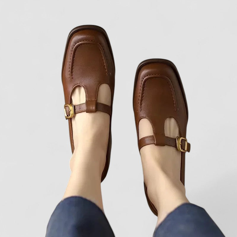 Candice - Chaussures orthopédiques Mary Jane à sangle en T