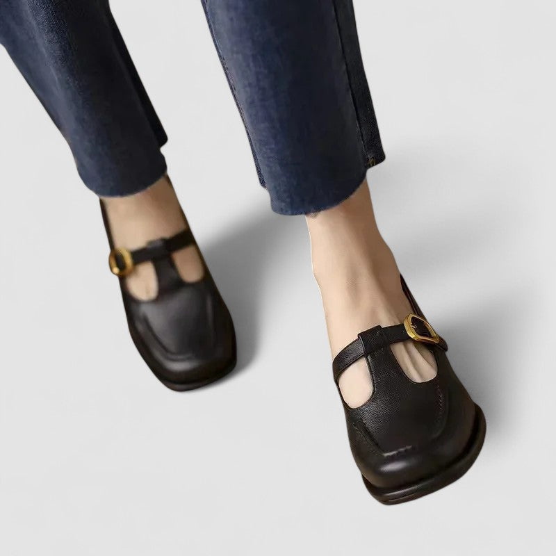 Candice - Chaussures orthopédiques Mary Jane à sangle en T