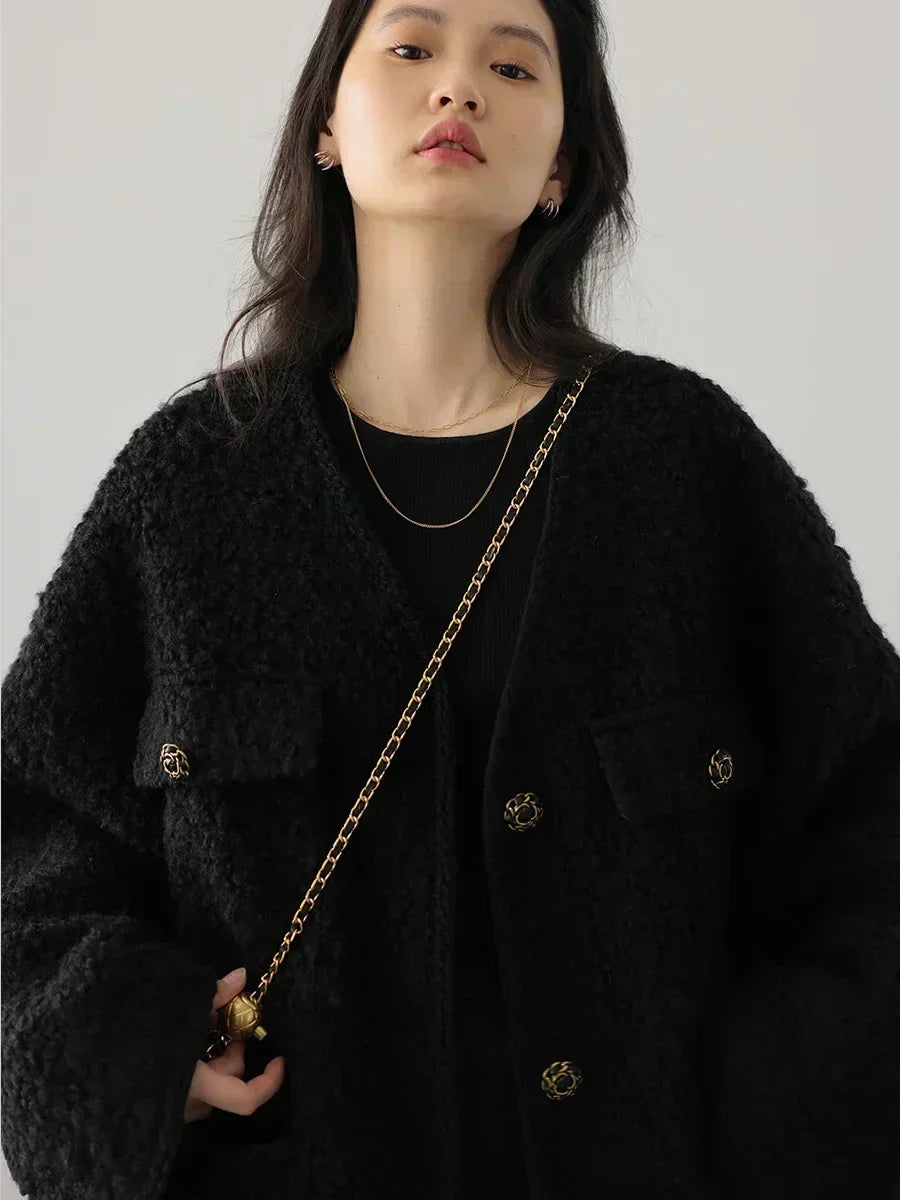 Grace - Manteau Élégance Texturé